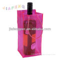 High quality Plastic PVC wine gift bag for wine bottles